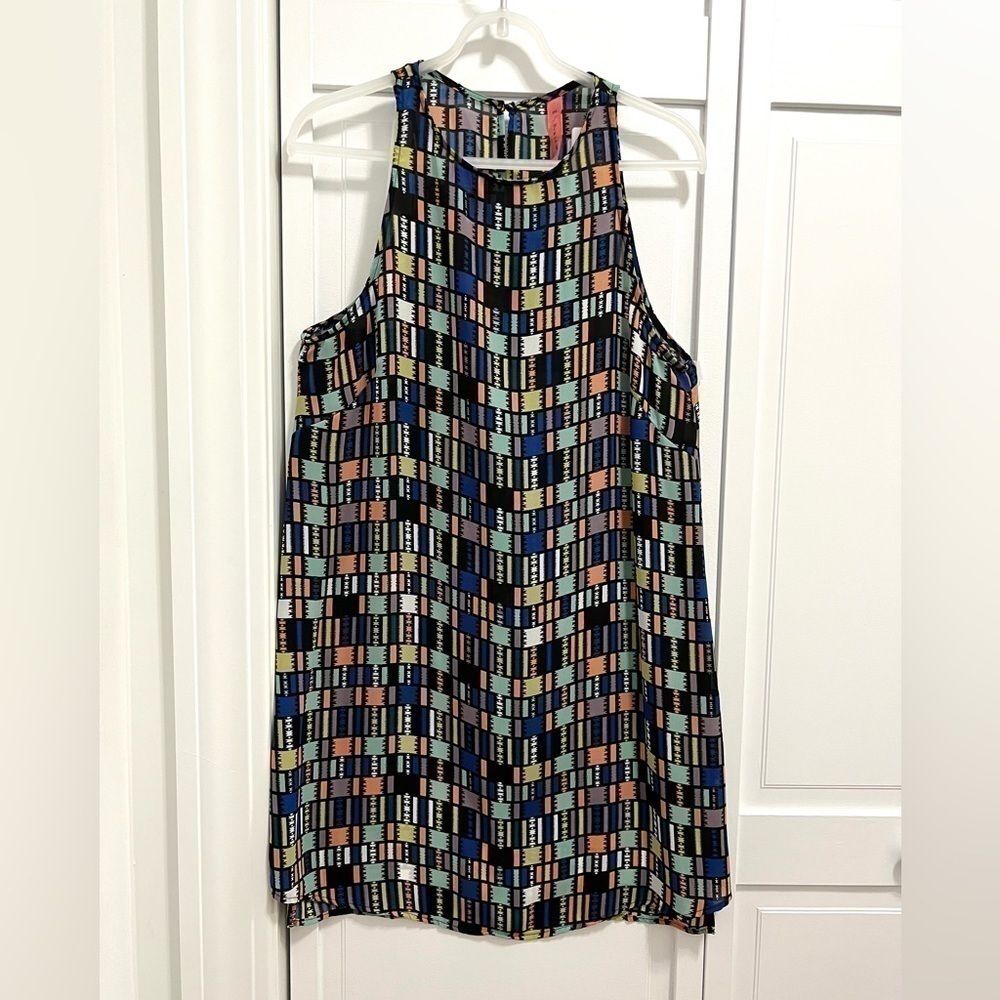 Eight Sixty Sleeveless Colorful Dress (Size M)